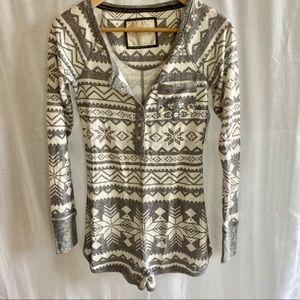 Abercrombie PJ Shorts Onsie NWT size xs